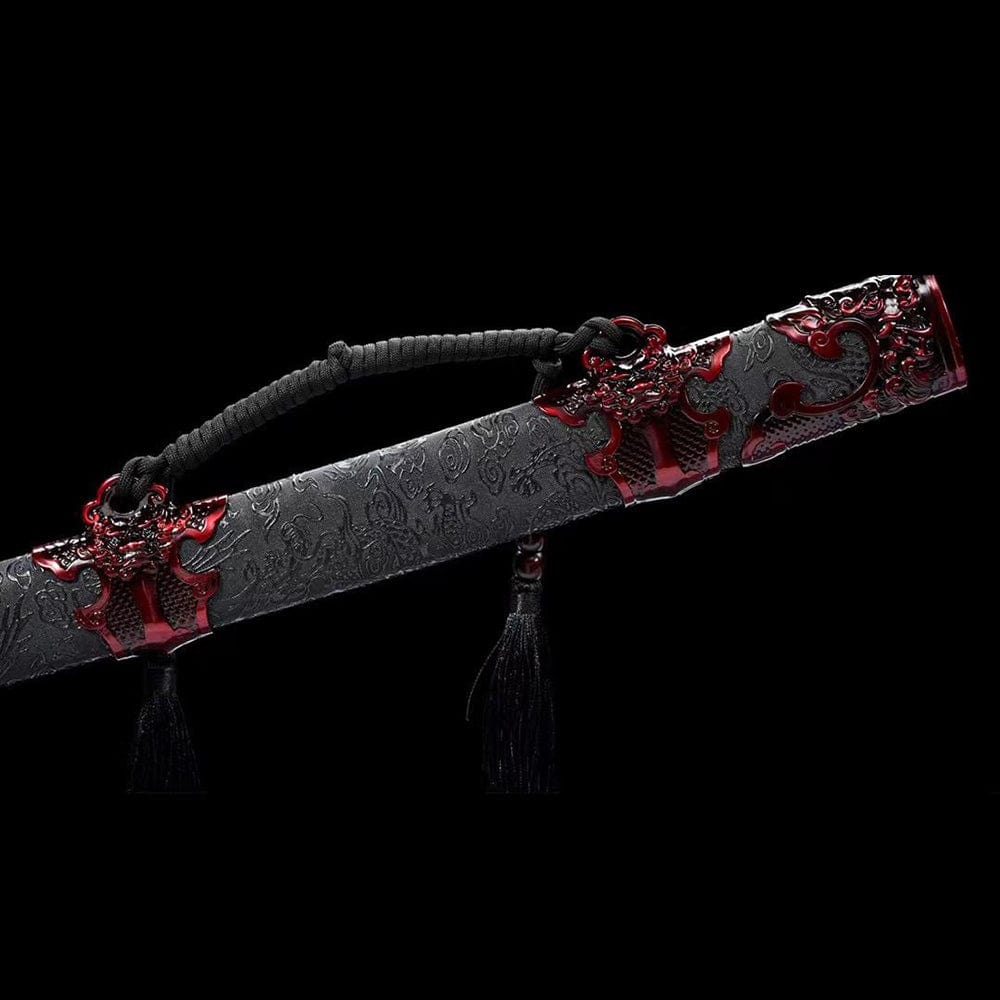 Handmade Red Blood Chinese Sword - Tophatter Daily Deals