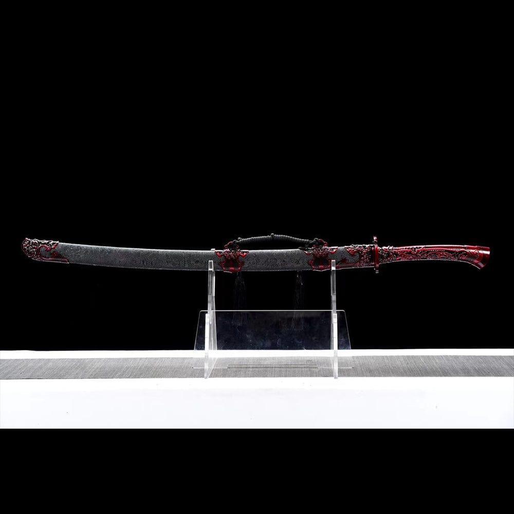 Handmade Red Blood Chinese Sword - Tophatter Daily Deals