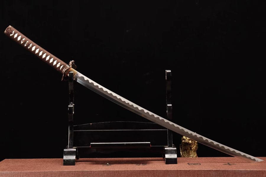 Handmade Rurouni Kenshin Reverse Blade Sword T10 Turns the soil to burn blade - Tophatter Daily Deals