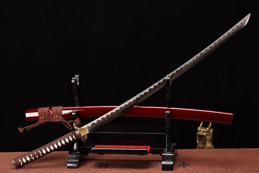 Handmade Rurouni Kenshin Reverse Blade Sword T10 Turns the soil to burn blade - Tophatter Daily Deals