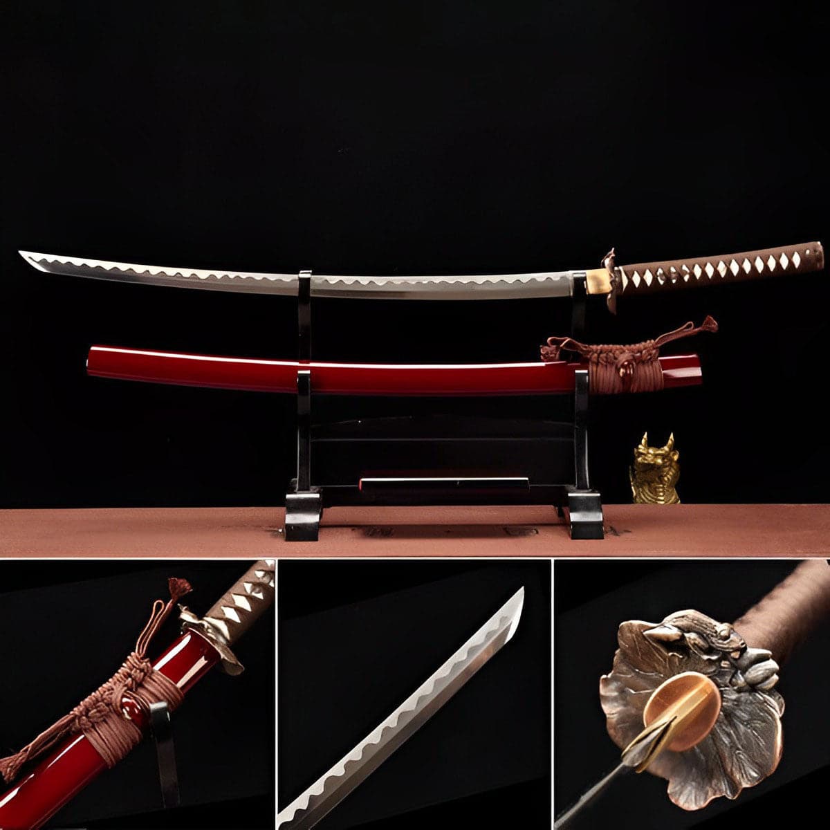 Handmade Rurouni Kenshin Reverse Blade Sword T10 Turns the soil to burn blade - Tophatter Daily Deals