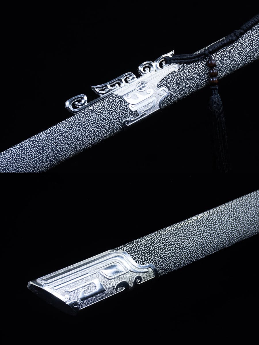 Handmade Seal the Dragon High Carbon Steel Chinese Sword With Red Blade - Tophatter Daily Deals