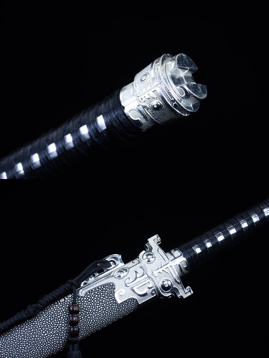 Handmade Seal the Dragon High Carbon Steel Chinese Sword With Red Blade - Tophatter Daily Deals