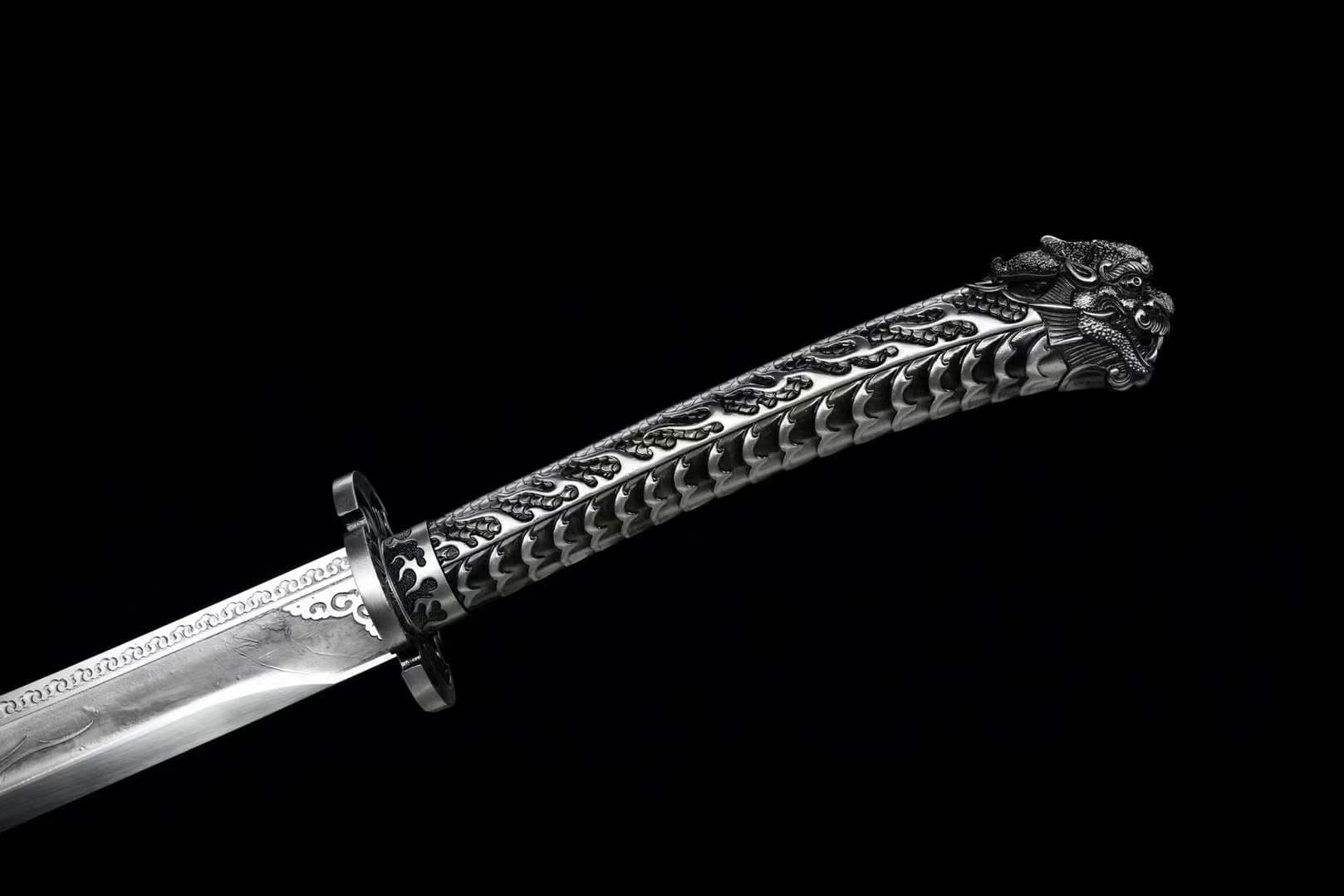 Handmade subdue tiger Manganese Steel Chinese Sword - Tophatter Daily Deals