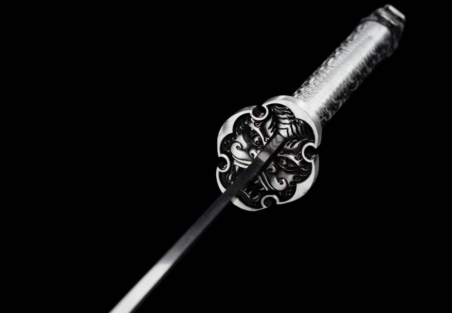 Handmade subdue tiger Manganese Steel Chinese Sword - Tophatter Daily Deals