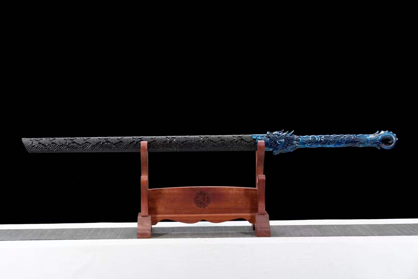 Handmade Thousand Blade Magic Dragon With Blue Blade - Tophatter Daily Deals