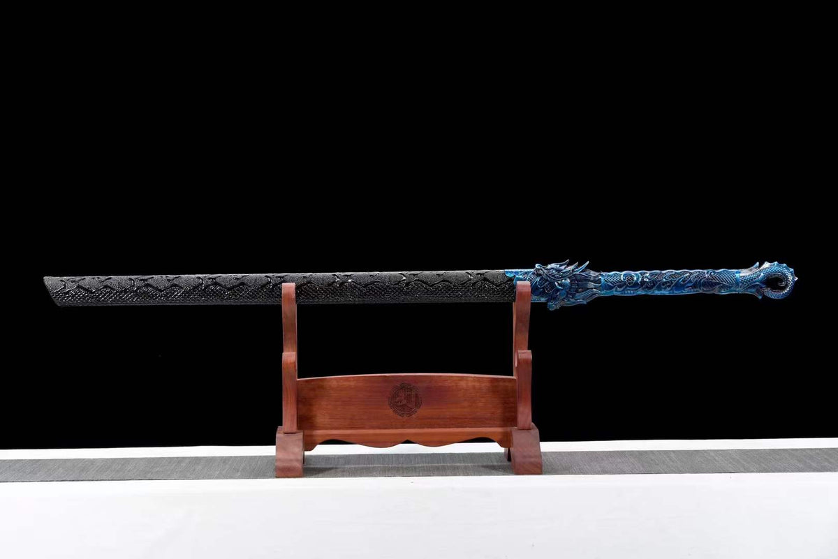 Handmade Thousand Blade Magic Dragon With Blue Blade - Tophatter Daily Deals