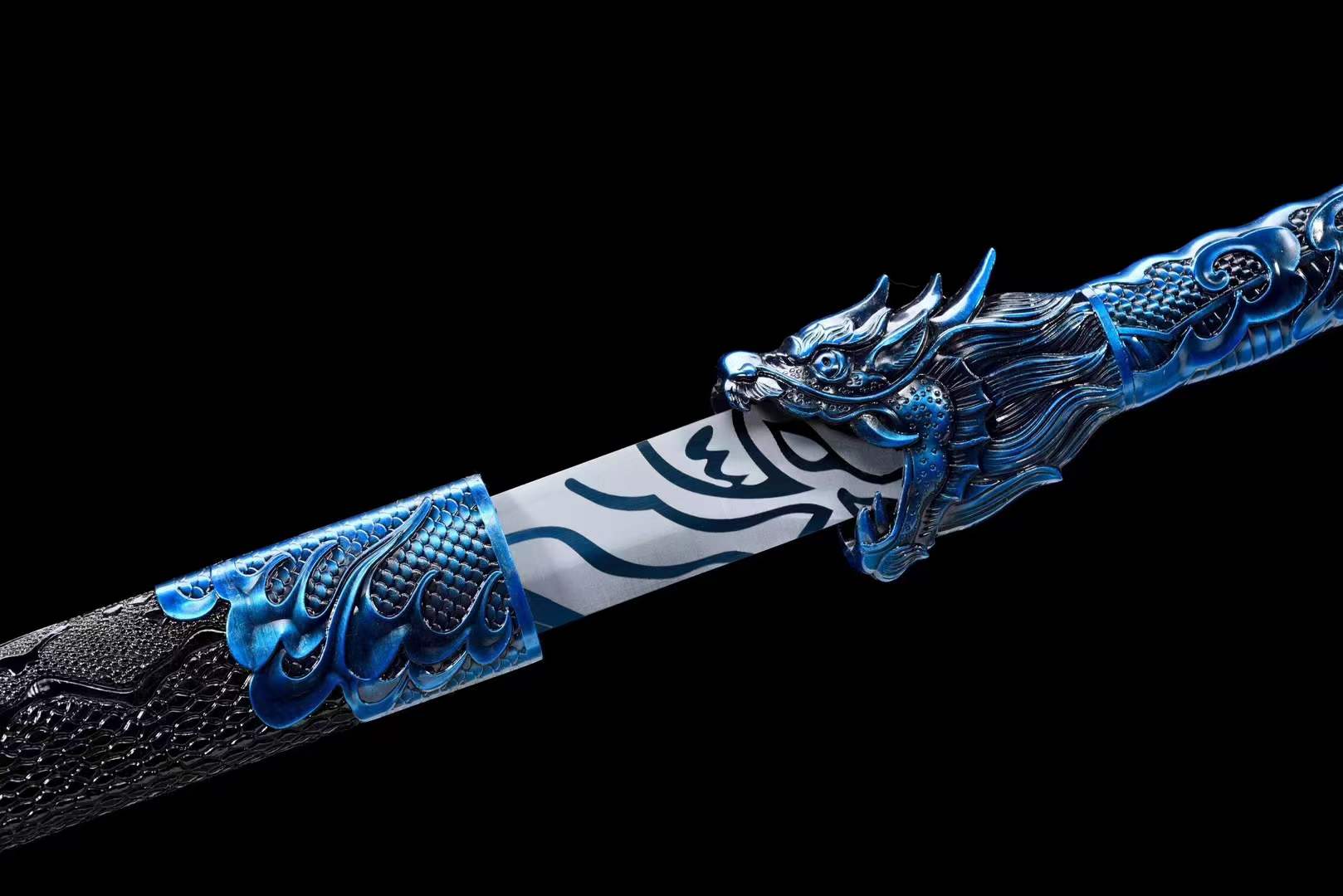 Handmade Thousand Blade Magic Dragon With Blue Blade - Tophatter Daily Deals