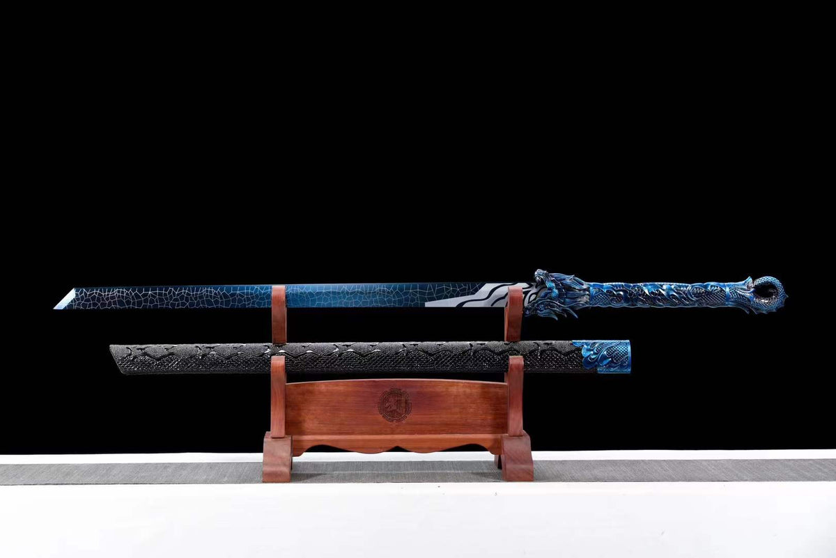 Handmade Thousand Blade Magic Dragon With Blue Blade - Tophatter Daily Deals