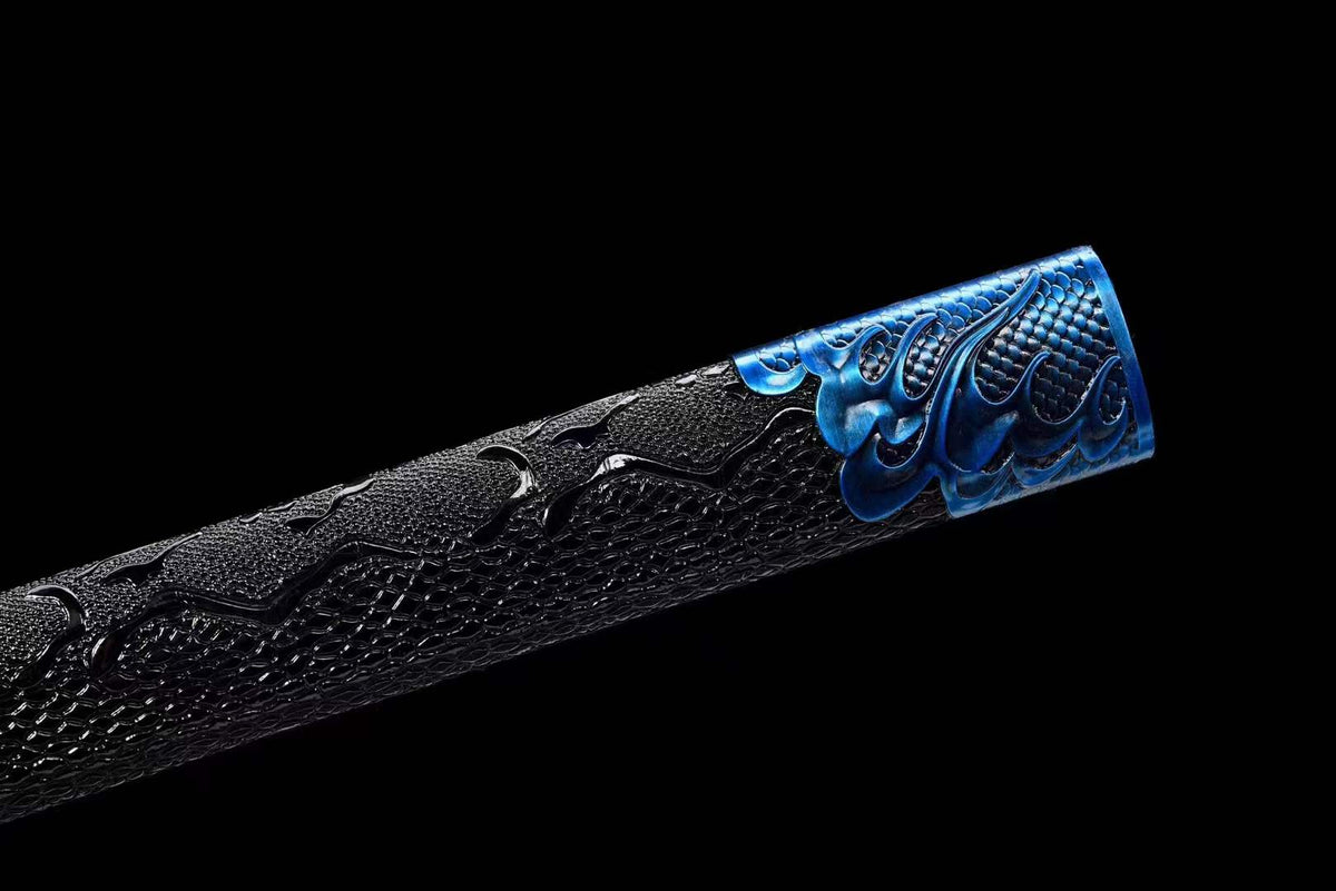 Handmade Thousand Blade Magic Dragon With Blue Blade - Tophatter Daily Deals