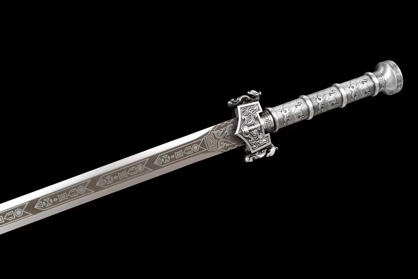 Handmade Tianchu Han Jian With One-piece forging - Tophatter Daily Deals