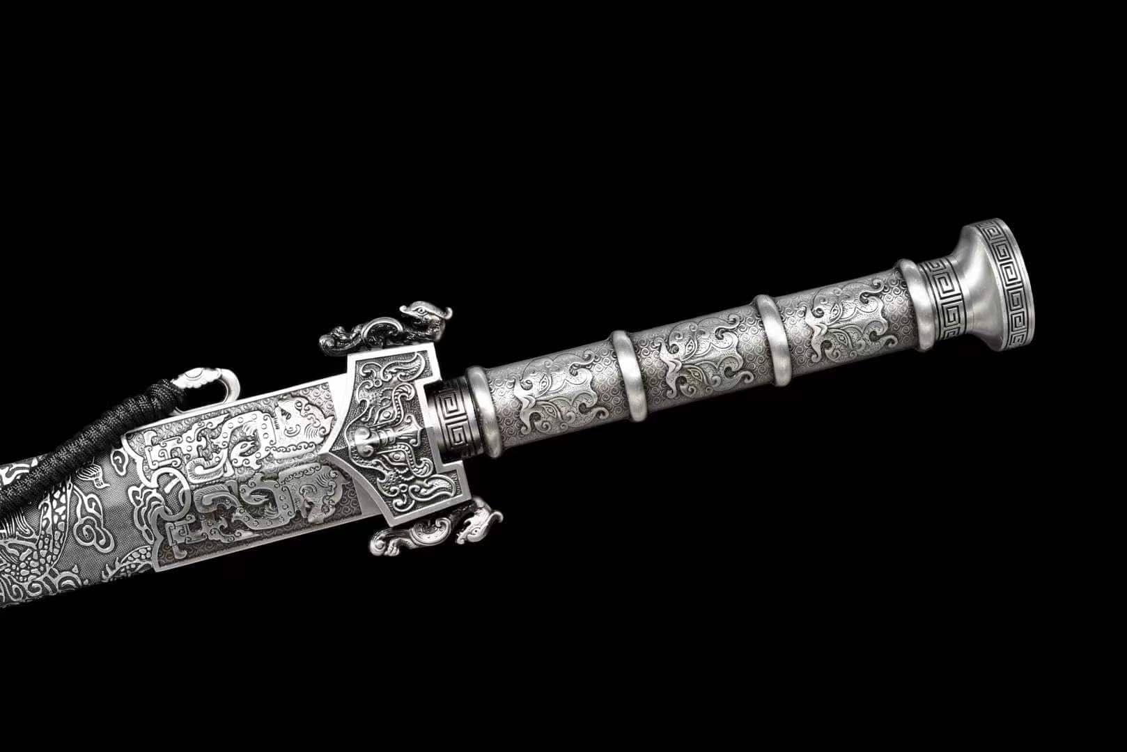 Handmade Tianchu Han Jian With One-piece forging - Tophatter Daily Deals
