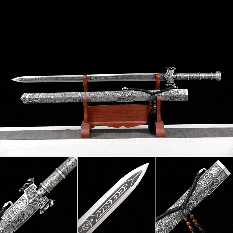 Handmade Tianchu Han Jian With One-piece forging - Tophatter Daily Deals