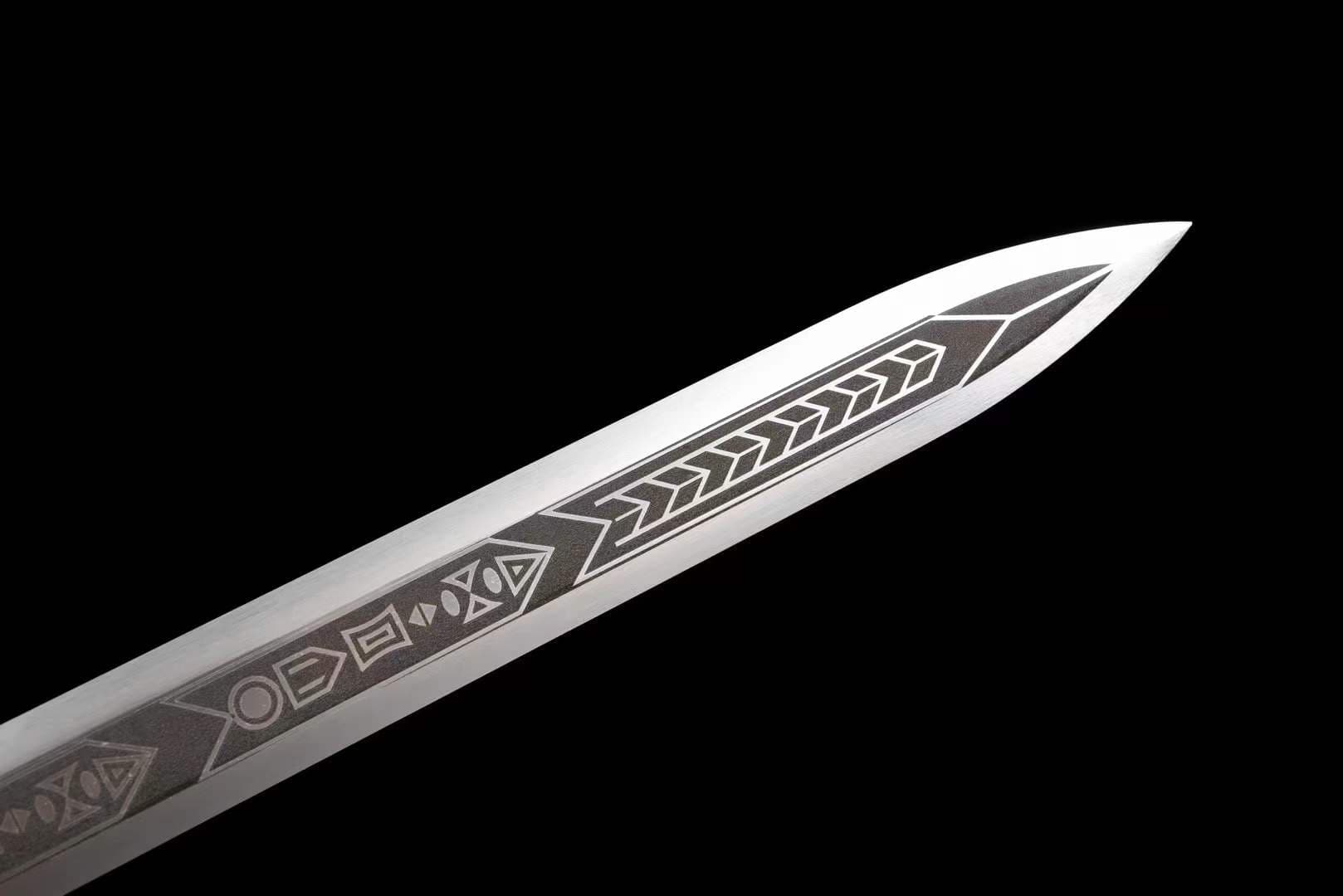 Handmade Tianchu Han Jian With One-piece forging - Tophatter Daily Deals