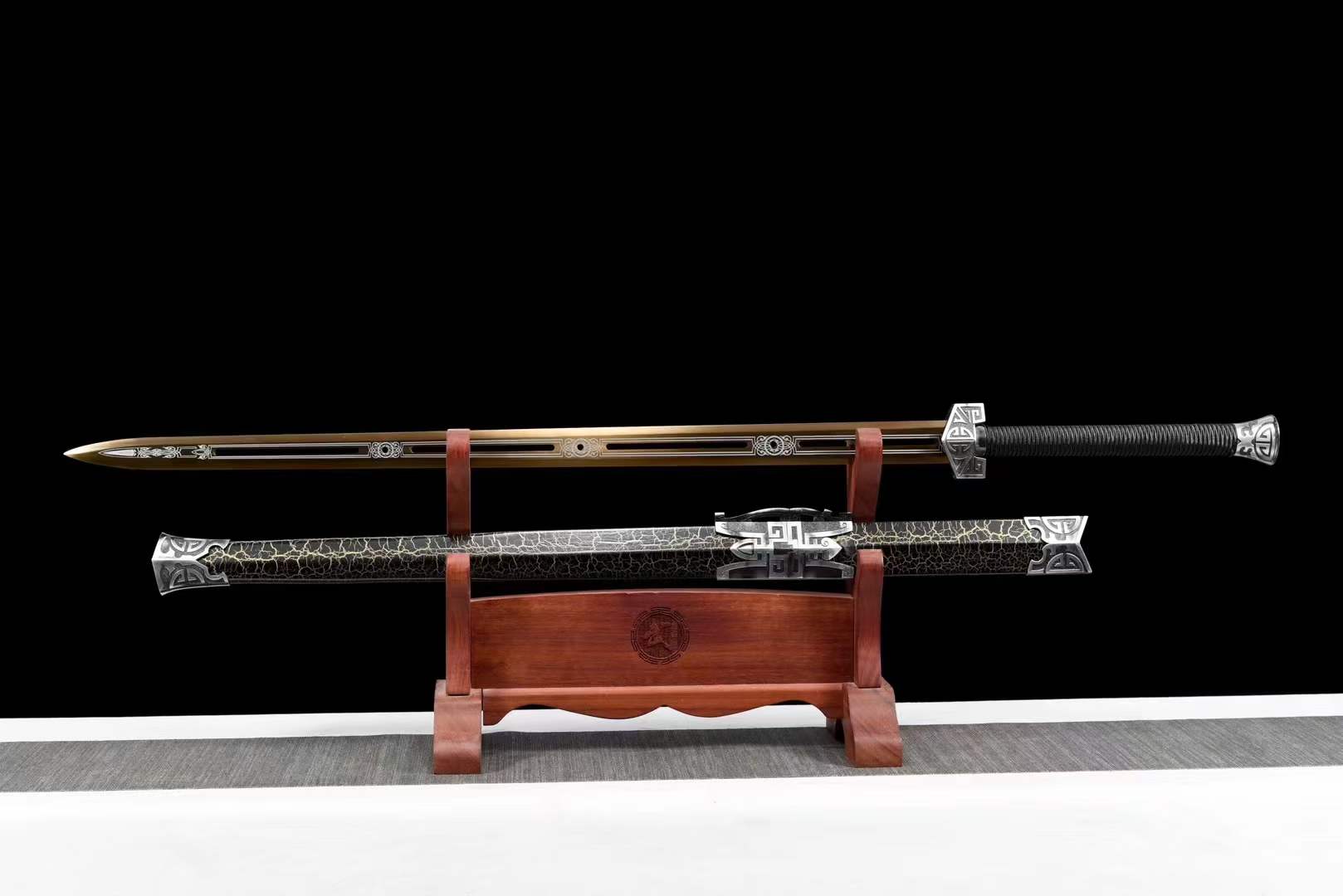 Handmade Tianlu Chinese Sword With Hollowed - Tophatter Daily Deals