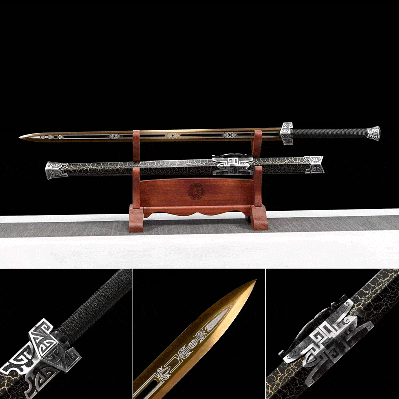 Handmade Tianlu Chinese Sword With Hollowed - Tophatter Daily Deals