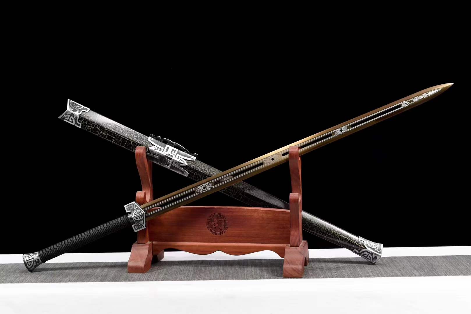 Handmade Tianlu Chinese Sword With Hollowed - Tophatter Daily Deals