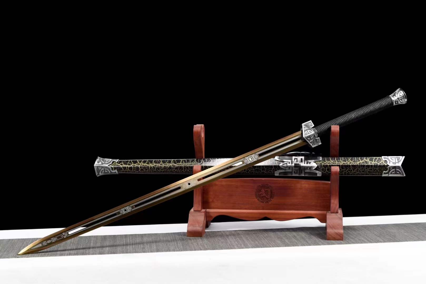 Handmade Tianlu Chinese Sword With Hollowed - Tophatter Daily Deals