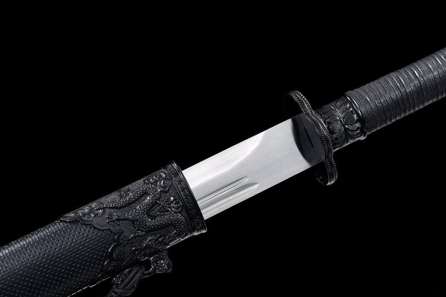 Handmade Top of all ghosts High Manganese Steel Chinese Sword With Double Slot - Tophatter Daily Deals