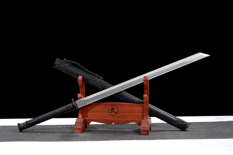 Handmade Top of all ghosts High Manganese Steel Chinese Sword With Double Slot - Tophatter Daily Deals