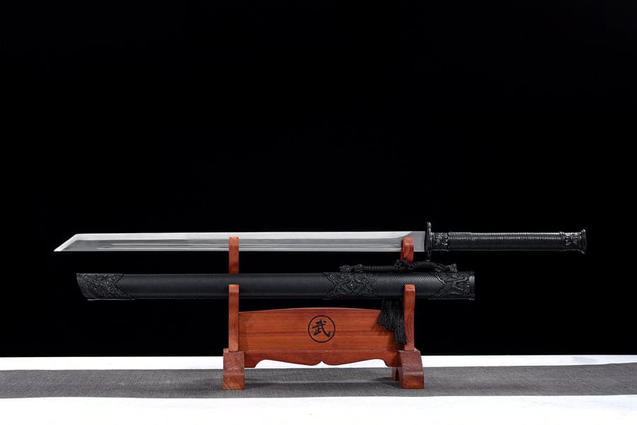 Handmade Top of all ghosts High Manganese Steel Chinese Sword With Double Slot - Tophatter Daily Deals