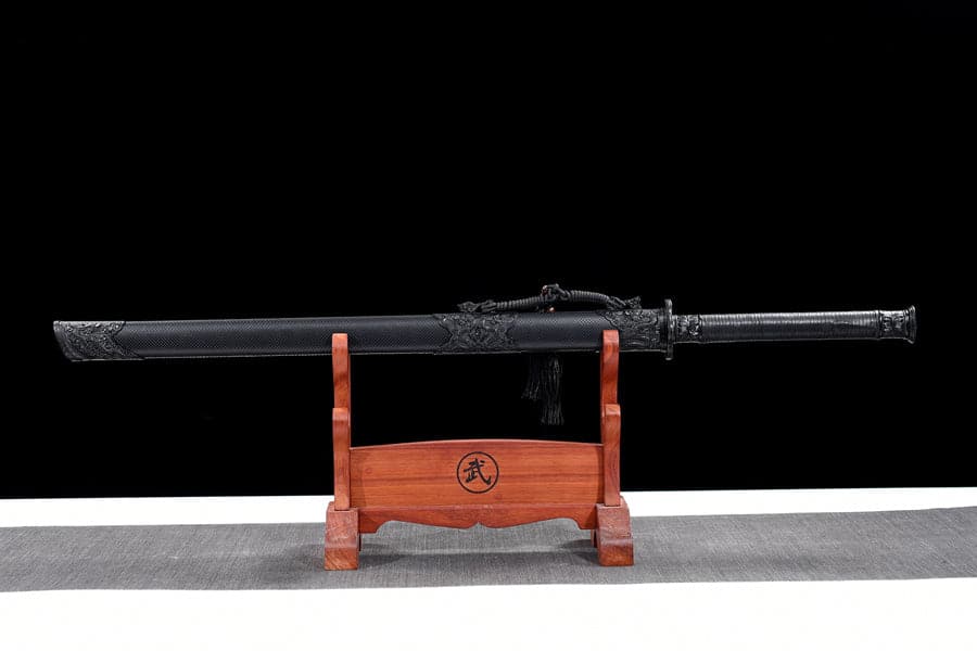 Handmade Top of all ghosts High Manganese Steel Chinese Sword With Double Slot - Tophatter Daily Deals