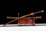 Handmade Undead Cut Katana Sword, Sekiro: Shadows Die Twice Japanese Samurai Sword, Red Manganese Steel Blades, Full Tang - Tophatter Daily Deals