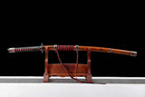 Handmade Undead Cut Katana Sword, Sekiro: Shadows Die Twice Japanese Samurai Sword, Red Manganese Steel Blades, Full Tang - Tophatter Daily Deals