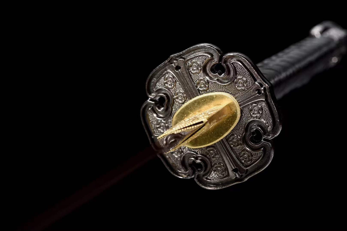 Handmade Undead Cut Katana Sword, Sekiro: Shadows Die Twice Japanese Samurai Sword, Red Manganese Steel Blades, Full Tang - Tophatter Daily Deals