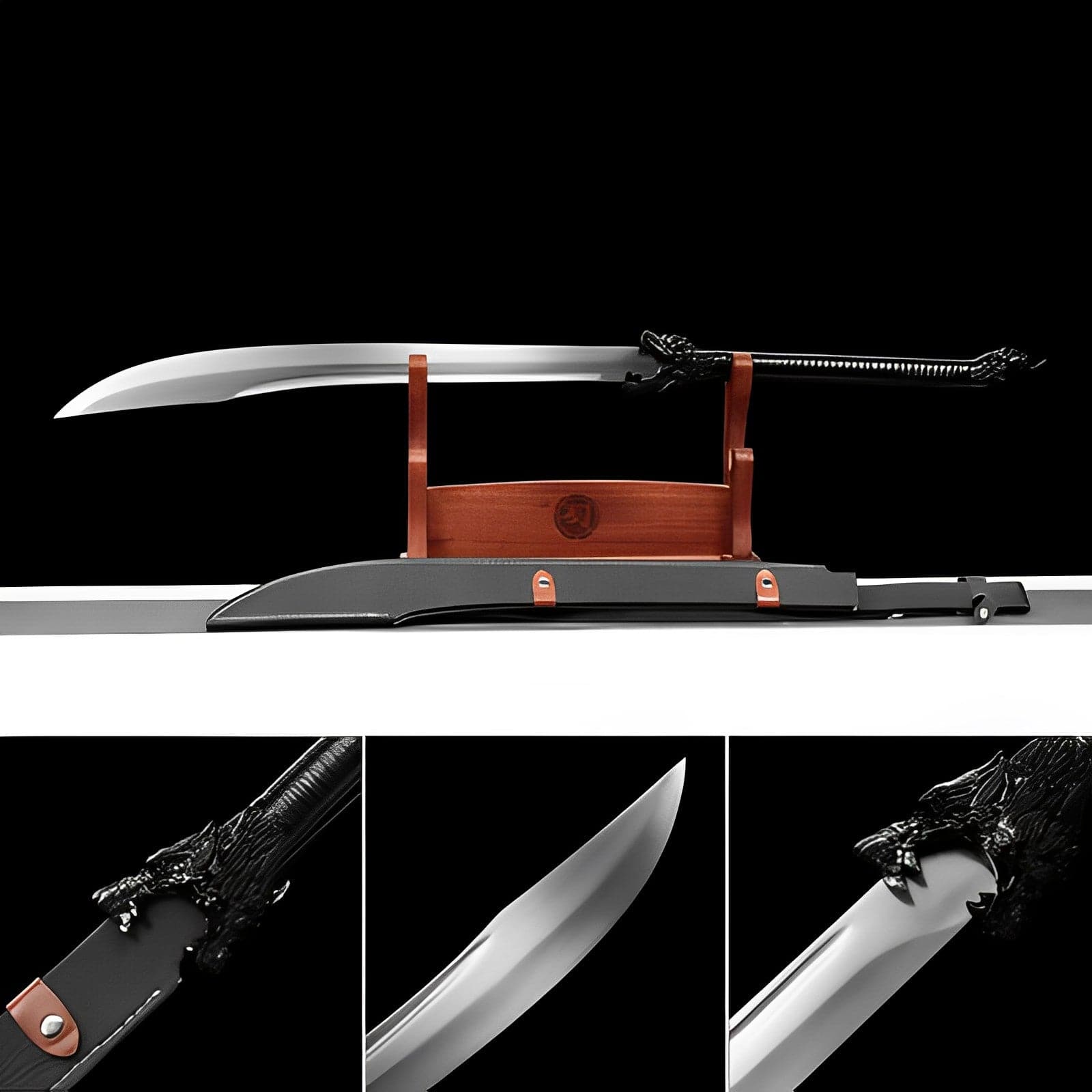 Handmade War Wolf Chinese Sword With High Manganese Steel - Tophatter Daily Deals