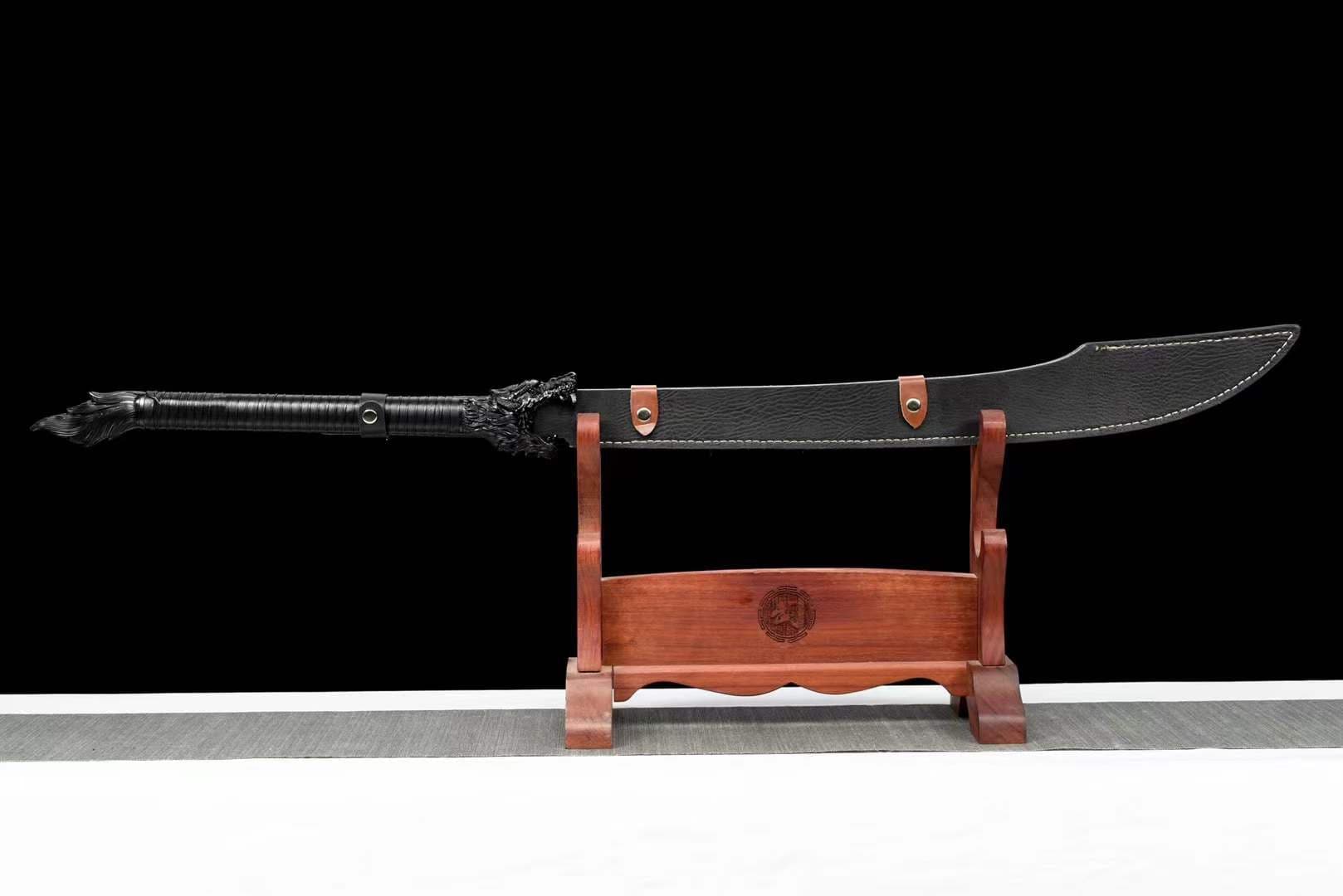 Handmade War Wolf Chinese Sword With High Manganese Steel - Tophatter Daily Deals