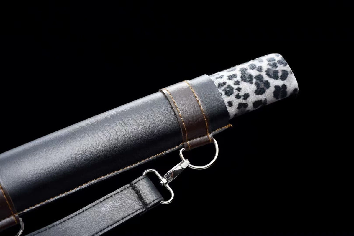 Handmade Wolf Road Manganese Steel Chinese Sword Exclusive Flame Fireworks - Tophatter Daily Deals