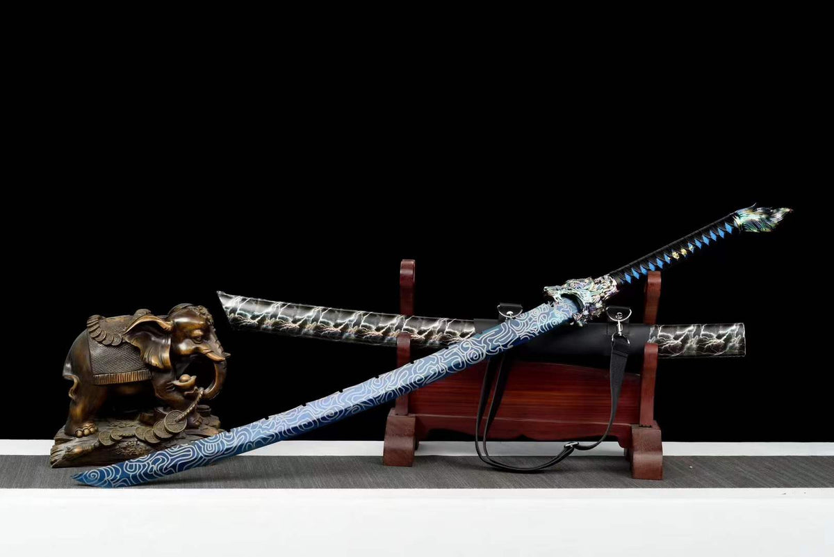 Handmade Wolverine Chinese Sword With High Manganese Steel - Tophatter Daily Deals
