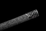 HandmadeHades Warblade Chinese Sword With Black scabbard - Tophatter Daily Deals