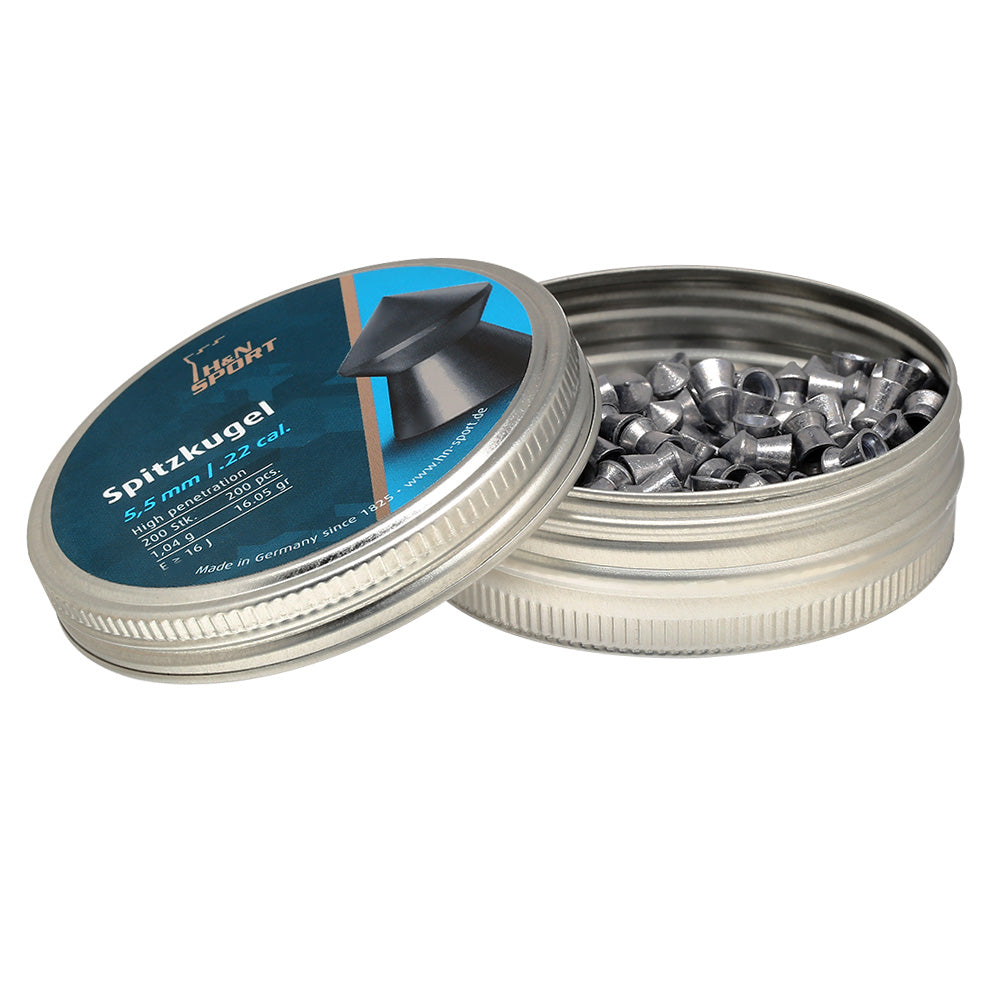 H&N 5.5MM SPITZKUGEL 16.05GR - 200's - Tophatter's Army Deals BULLETS - Tophatter Daily Deals