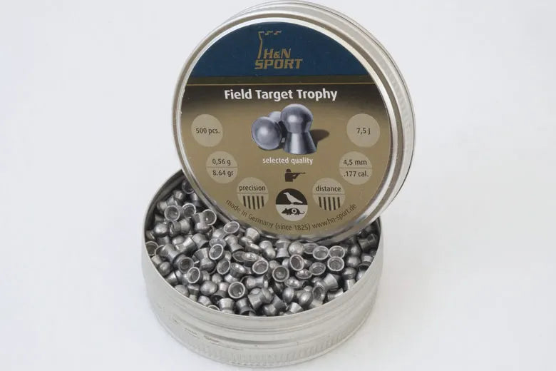 H&N FIELD TARGET TROPHY 8.64GR 4.5MM - 500'S - Tophatter's Army Deals BULLETS - Tophatter Daily Deals