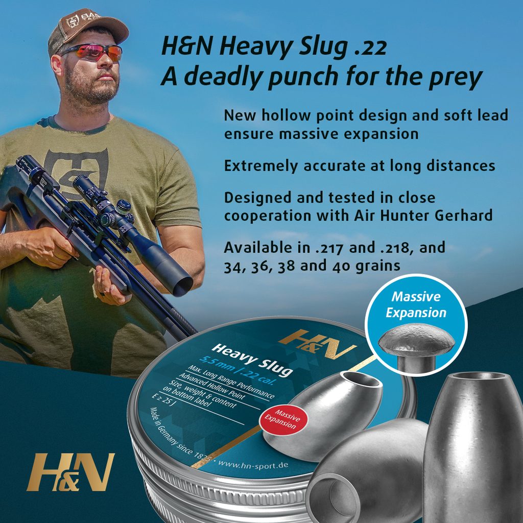 H&N SLUG HEAVY HP (34GR) .218 -150's - Tophatter's Army Deals BULLETS - Tophatter Daily Deals