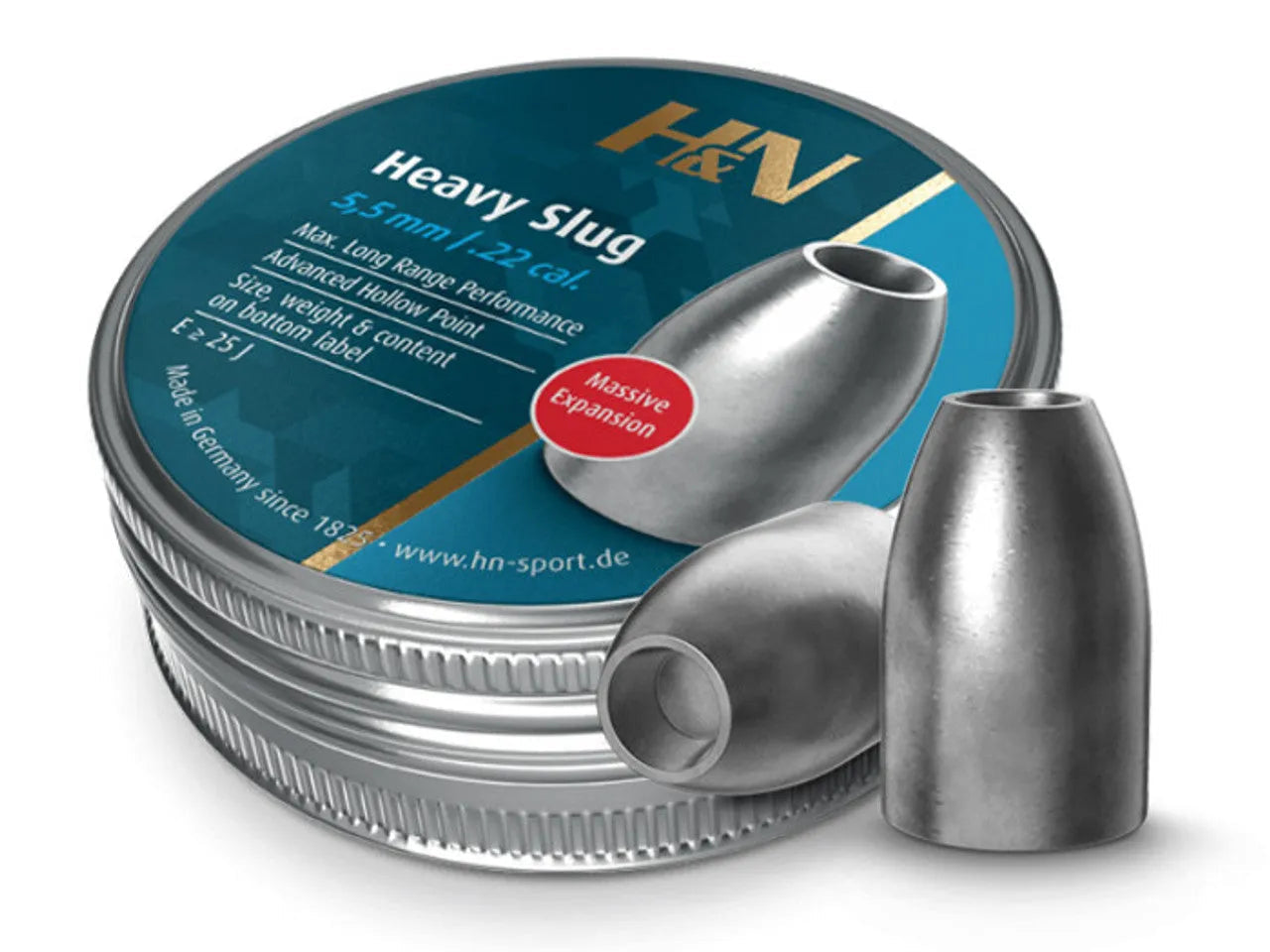 H&N SLUG HEAVY HP (34GR) .218 -150's - Tophatter's Army Deals BULLETS - Tophatter Daily Deals