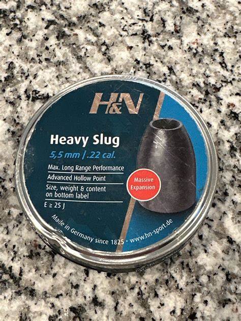 H&N SLUG HEAVY HP (34GR) .218 -150's - Tophatter's Army Deals BULLETS - Tophatter Daily Deals
