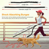 Hands Free Dogs Leash Waist Belt Pet Supplies - Tophatter Daily Deals