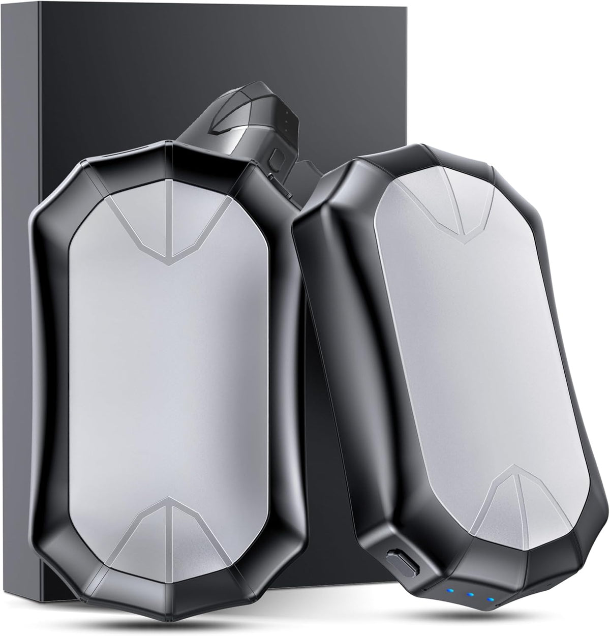 6000mAh 4 Pack Electric Hand Warmer Silver Health & Wellness - Tophatter Daily Deals