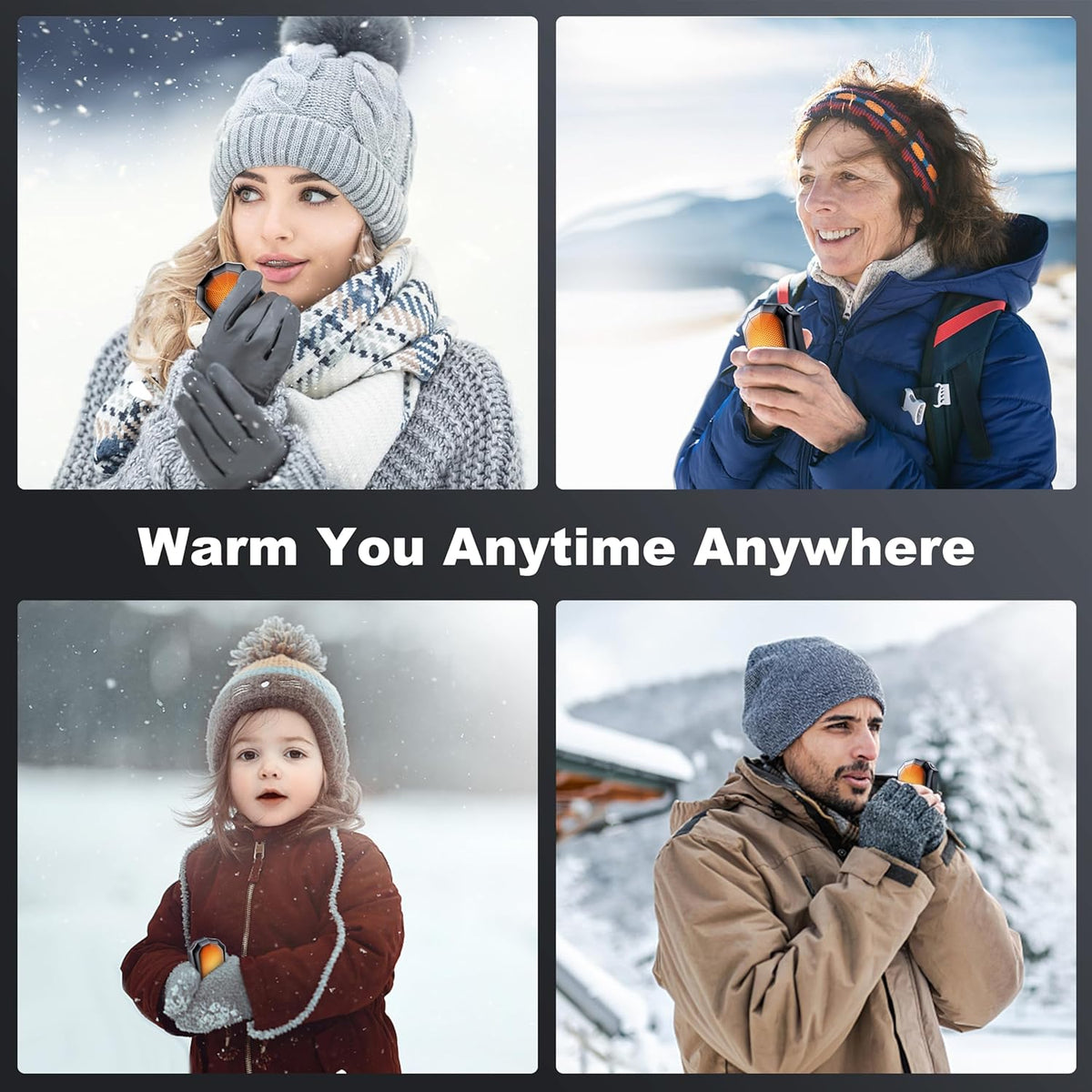 6000mAh 4 Pack Electric Hand Warmer Health & Wellness - Tophatter Daily Deals