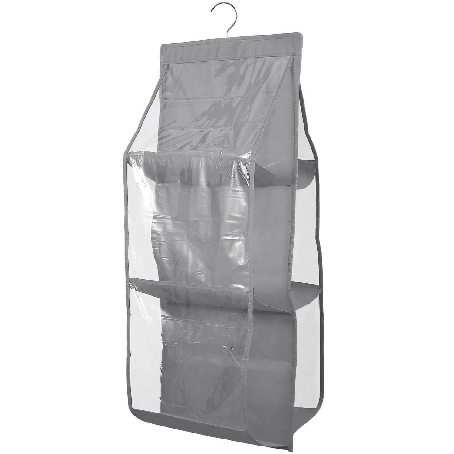 Hanging HandBag Organizer with 6 Pockets Closet Purse Storage Storage & Organization - Tophatter Daily Deals