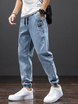 Men Baggy Harem Jean Trousers Pants - Tophatter Daily Deals
