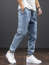 Men Baggy Harem Jean Trousers Pants - Tophatter Daily Deals