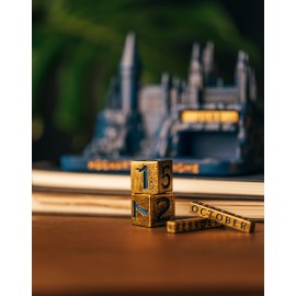 Harry Potter - Officially Licensed Hogwarts 3D Perpetual Calendar Collectible Merchandise - Tophatter Daily Deals