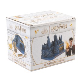 Harry Potter - Officially Licensed Hogwarts 3D Perpetual Calendar Collectible Merchandise - Tophatter Daily Deals