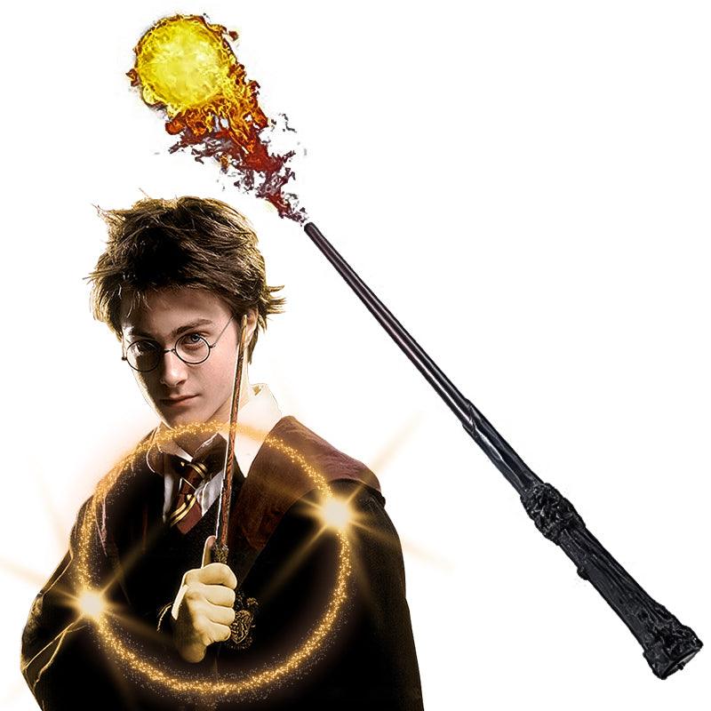 Harry Potter Fireball Wand - Wizard Magic Wand Fireballs Shooting Wand Flamethrow Apparel & Accessories - Tophatter Daily Deals