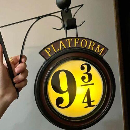 Hanging Night Light - Harry Potter 9 3/4 Night Hanging Wall Lamp Light Garden Decoration Kids Gift UK Festive & Franchise - Tophatter Daily Deals