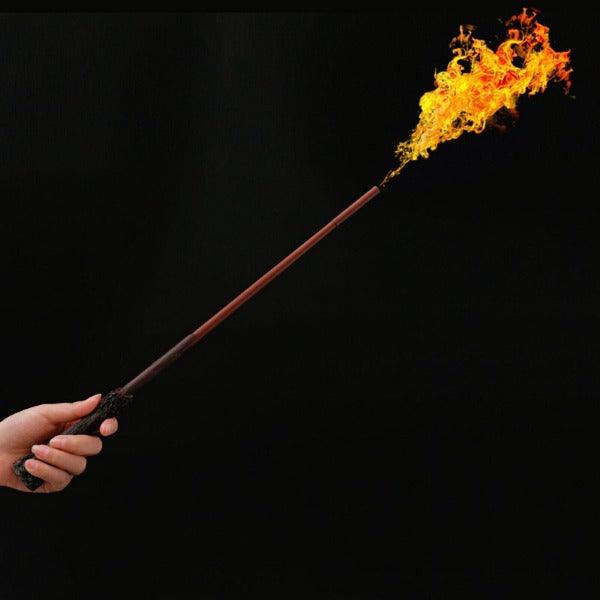 Harry Potter Fireball Wand - Wizard Magic Wand Fireballs Shooting Wand Flamethrow Apparel & Accessories - Tophatter Daily Deals